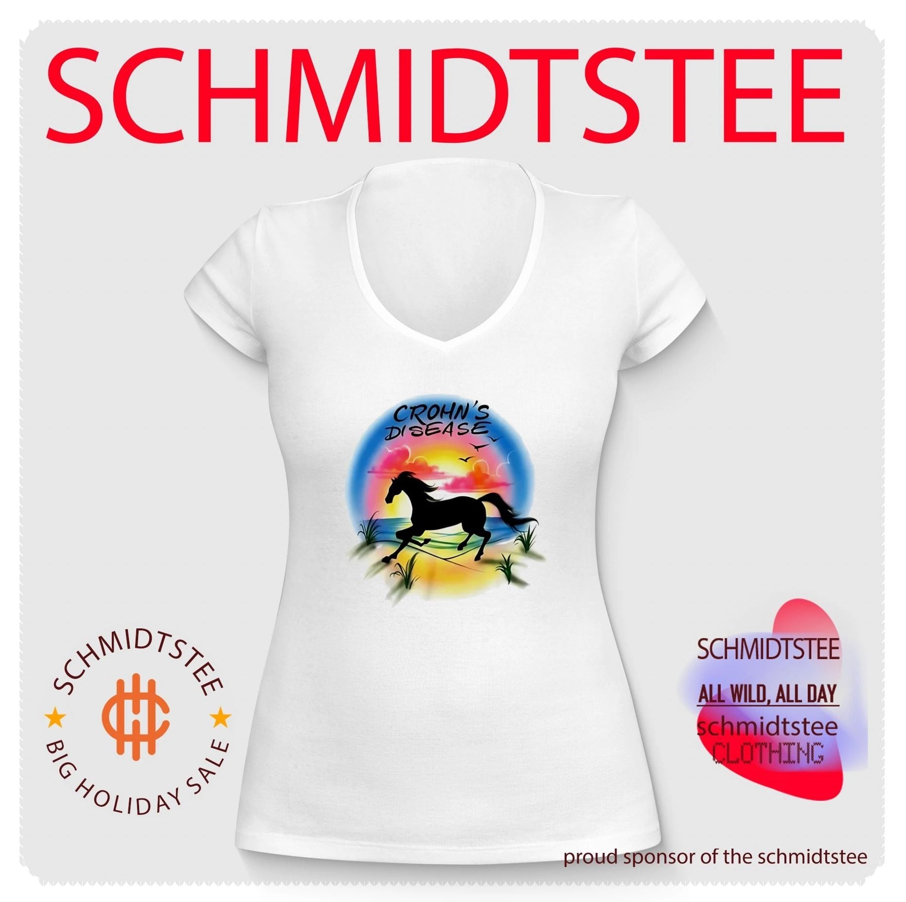 Crohn’s Disease Horse Shirt