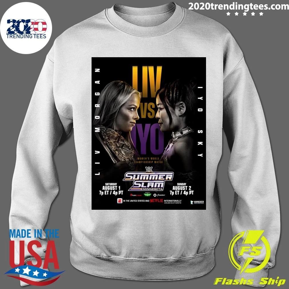 Liv Morgan Vs. Iyo Sky For The Women’s World Championship At Summerslam 2026 Shirt