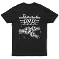 Best Dad Papa Ever Metal Effect Hand Punch - Personalized T Shirt