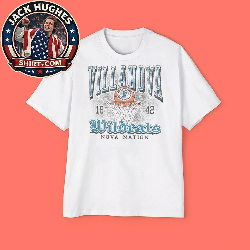Original Villanova Wildcats Regional Franklin Logo T-Shirt