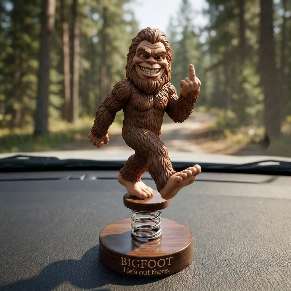 Bigfoot Rocker Pose ‘He’s Out There’ Bobblehead
