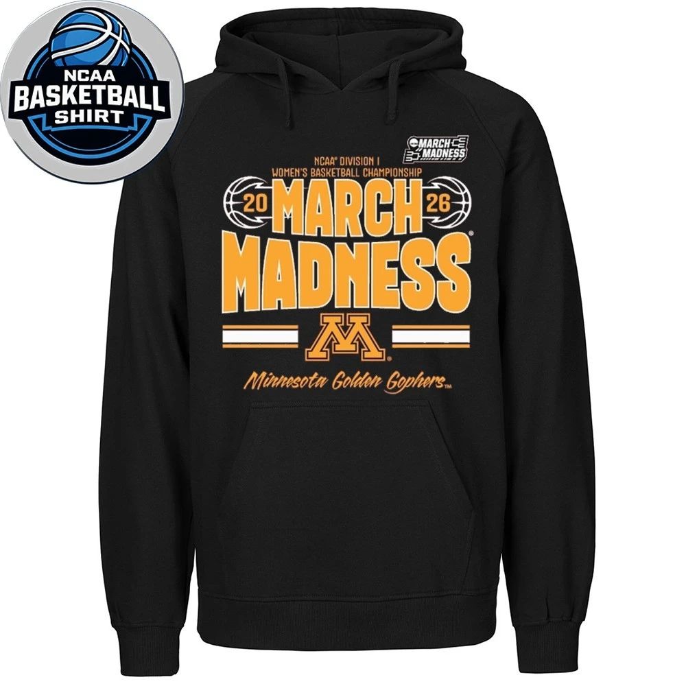Maroon Minnesota Golden Gophers 2026 NCAA Women’s Basketball Tournament March Madness Logo T-Shirt