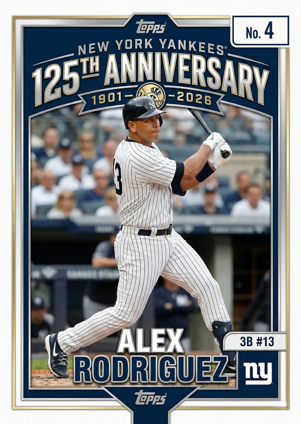 New York Yankees 125th Anniversary Trading Cards