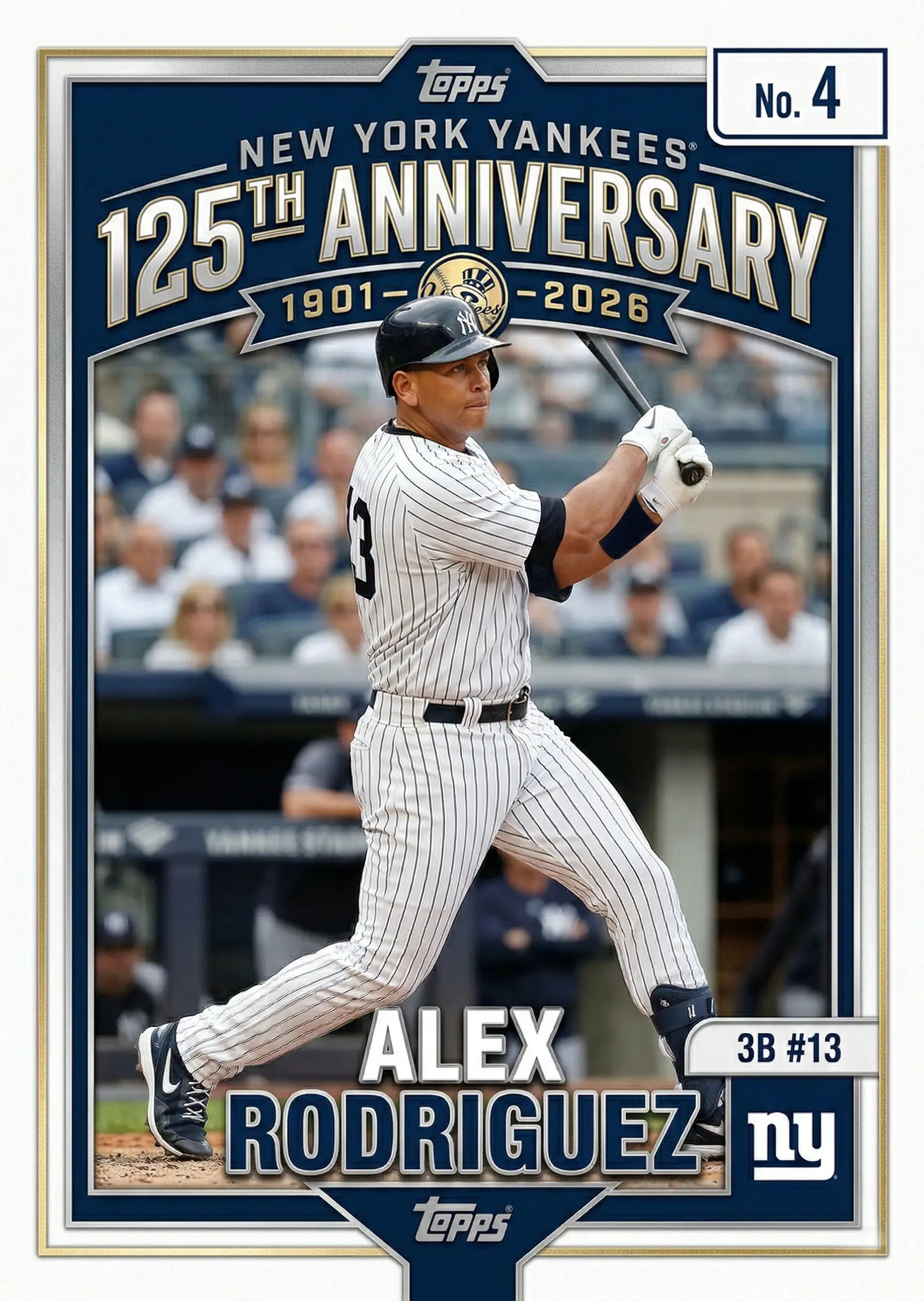 New York Yankees 125th Anniversary Trading Cards