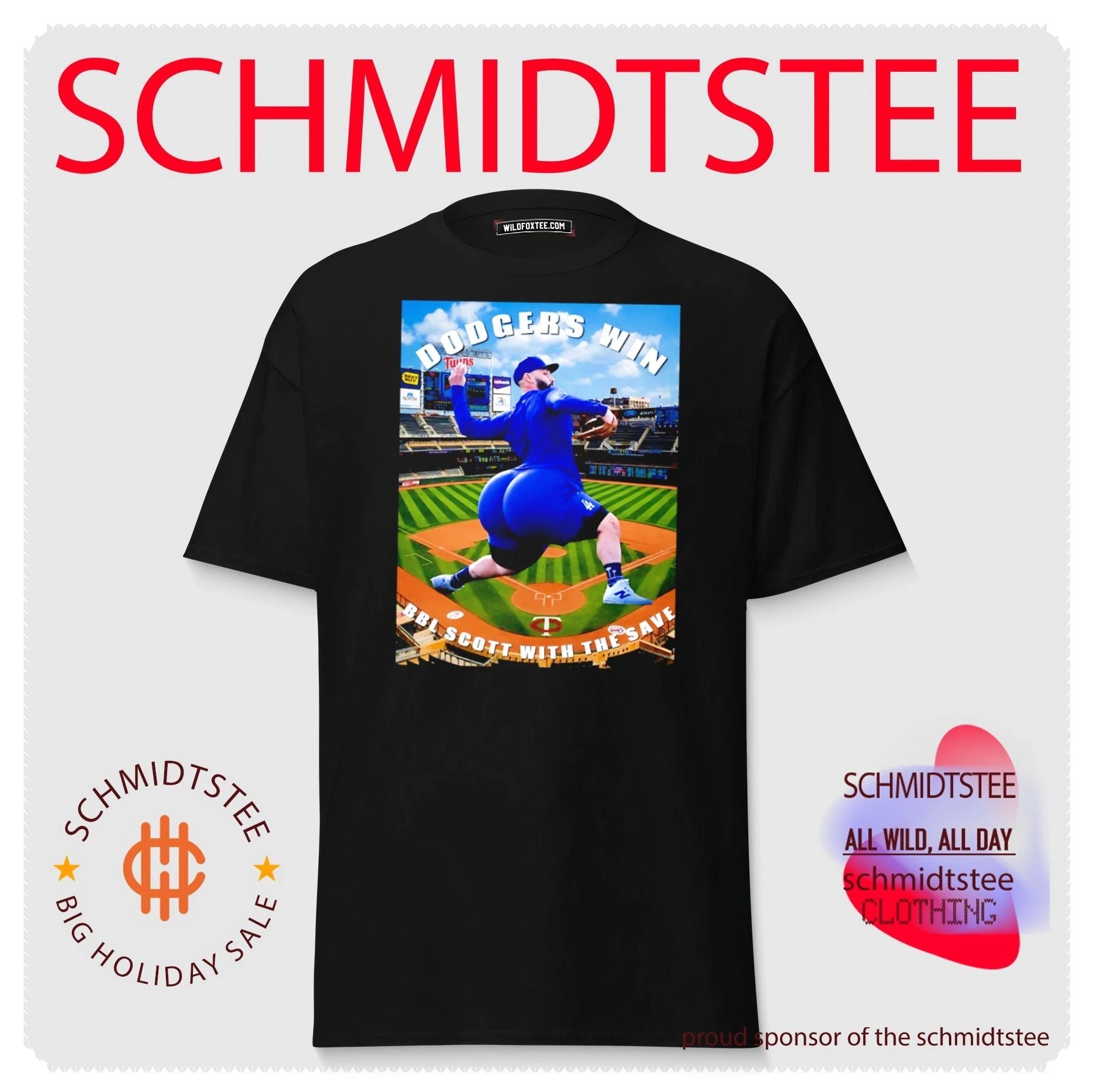 Dodgers Win BBL Scott with the Save Baseball Meme shirt