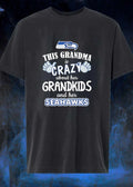 Grandma Gift Ideas Crazy about Grandkids and her Seahawks shirt