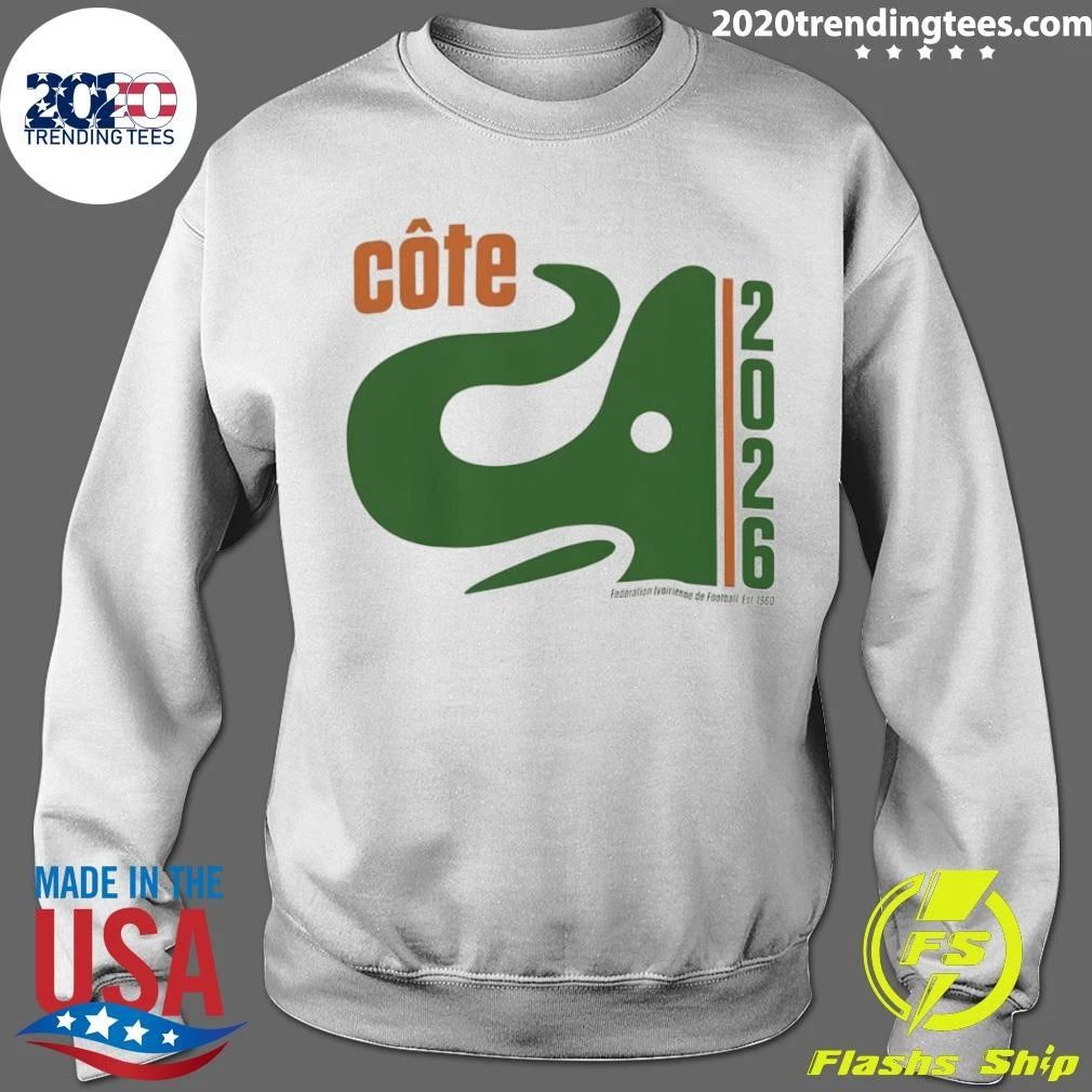Côte D’ivoire World Cup 2026 National Football Federation Ivoirienne De Football Est 1960 Shirt