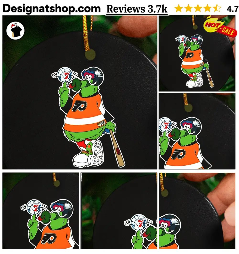 Philly Phanatic parody Philadelphia sports fan art shirt