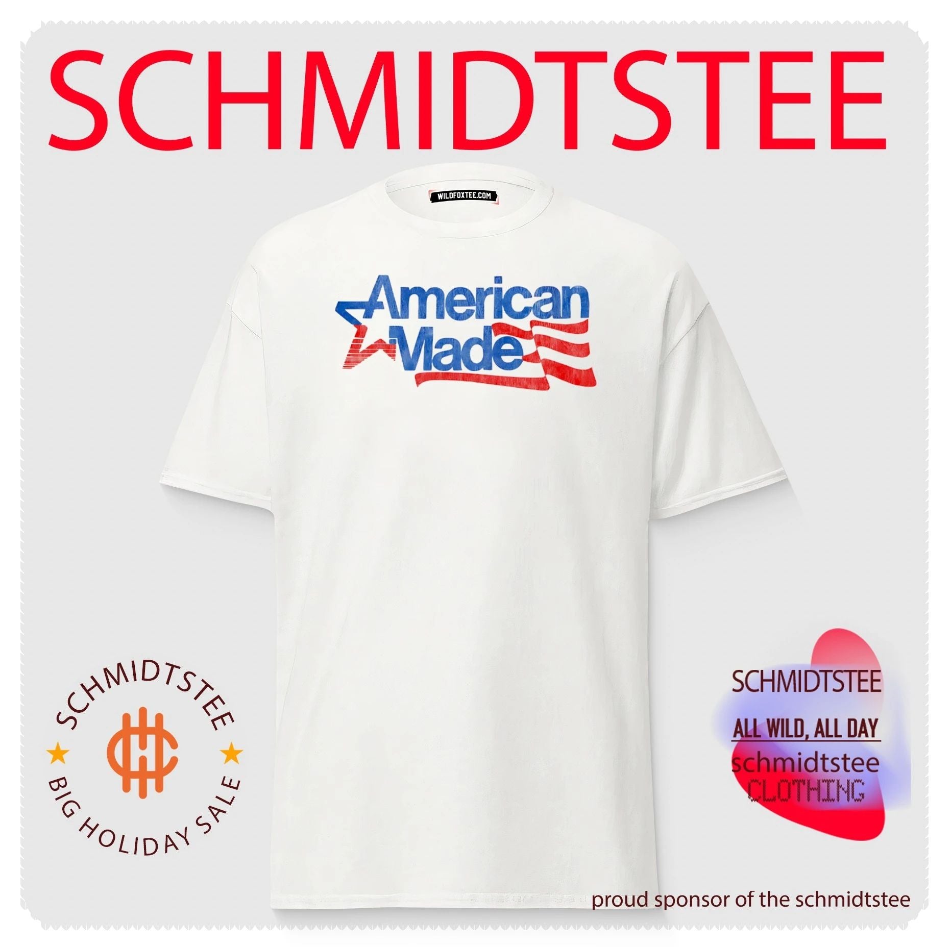 American made American flag shirt