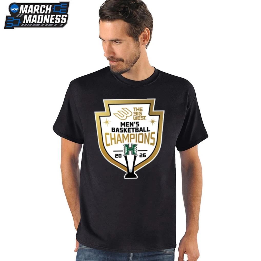 Hawaii Rainbow Warriors 2026 Big West Men’s Basketball Champions T-Shirt