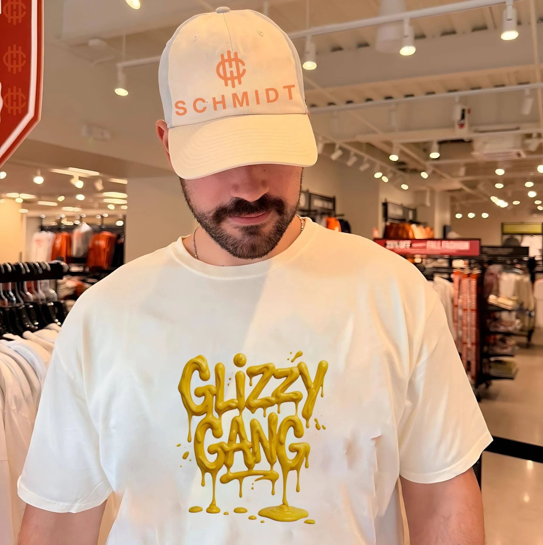 Glizzy Gang mustard shirt