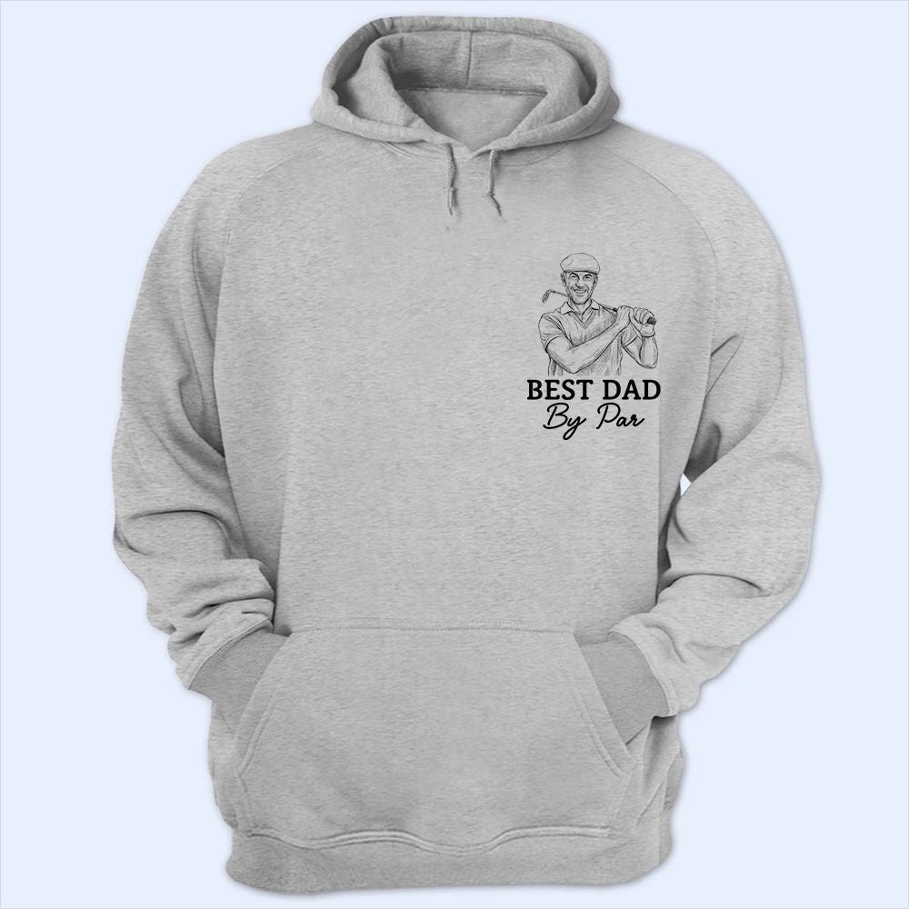 Custom Photo Pencil Sketch Best Dad By Par - Personalized T Shirt
