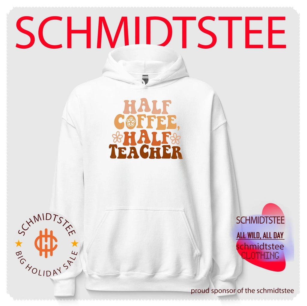 Half Coffee Half Teacher Shirt
