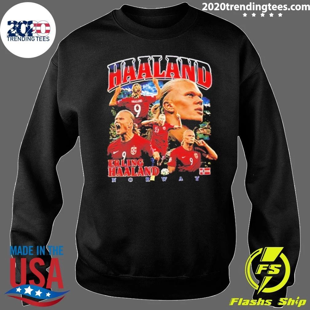 Erling Haaland World Cup 2026 Collage 90s Bootleg Shirt