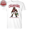 Indiana Football Peach Bowl Champions College Football Playoffs Mascot Hoodie Shirt