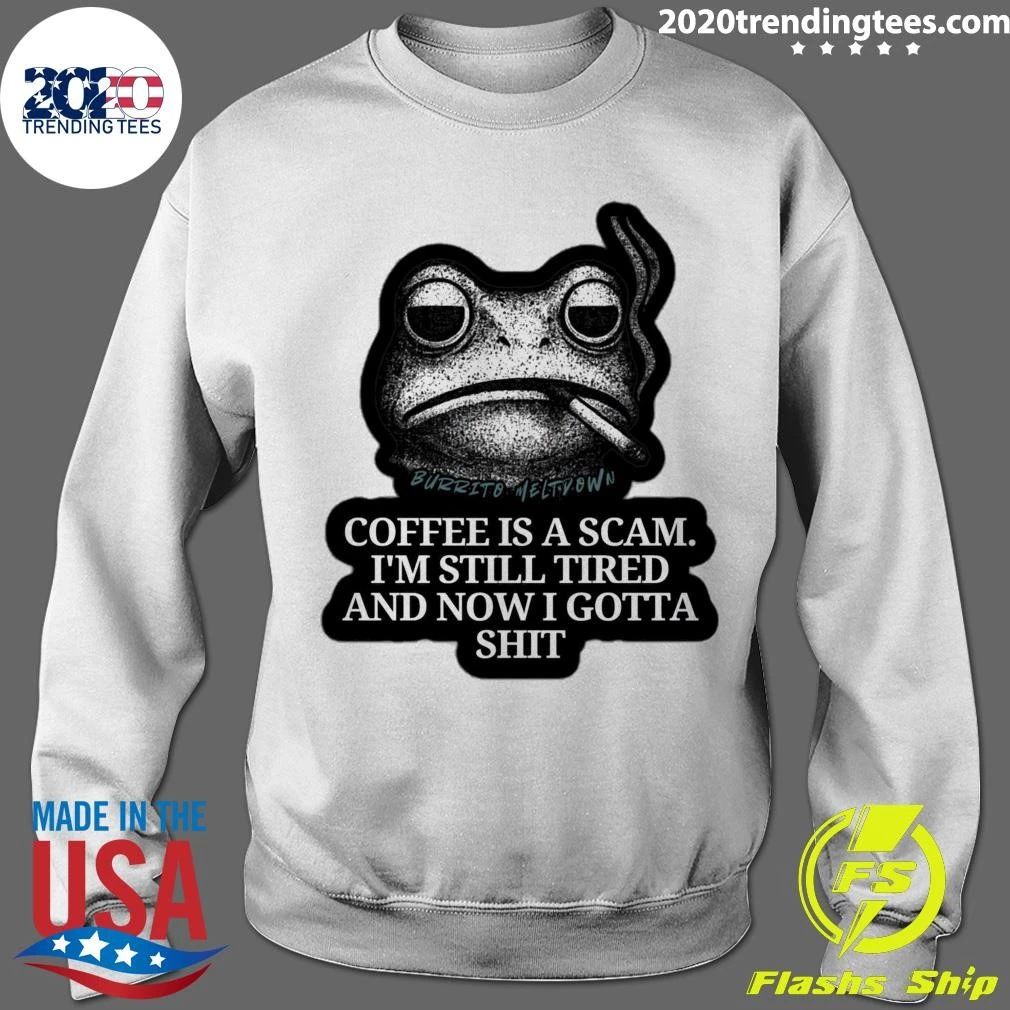 Smoking Frog I Eat Coochie The Same Way A Mf Smokes Newports All The Way Down To The Butt Shirt