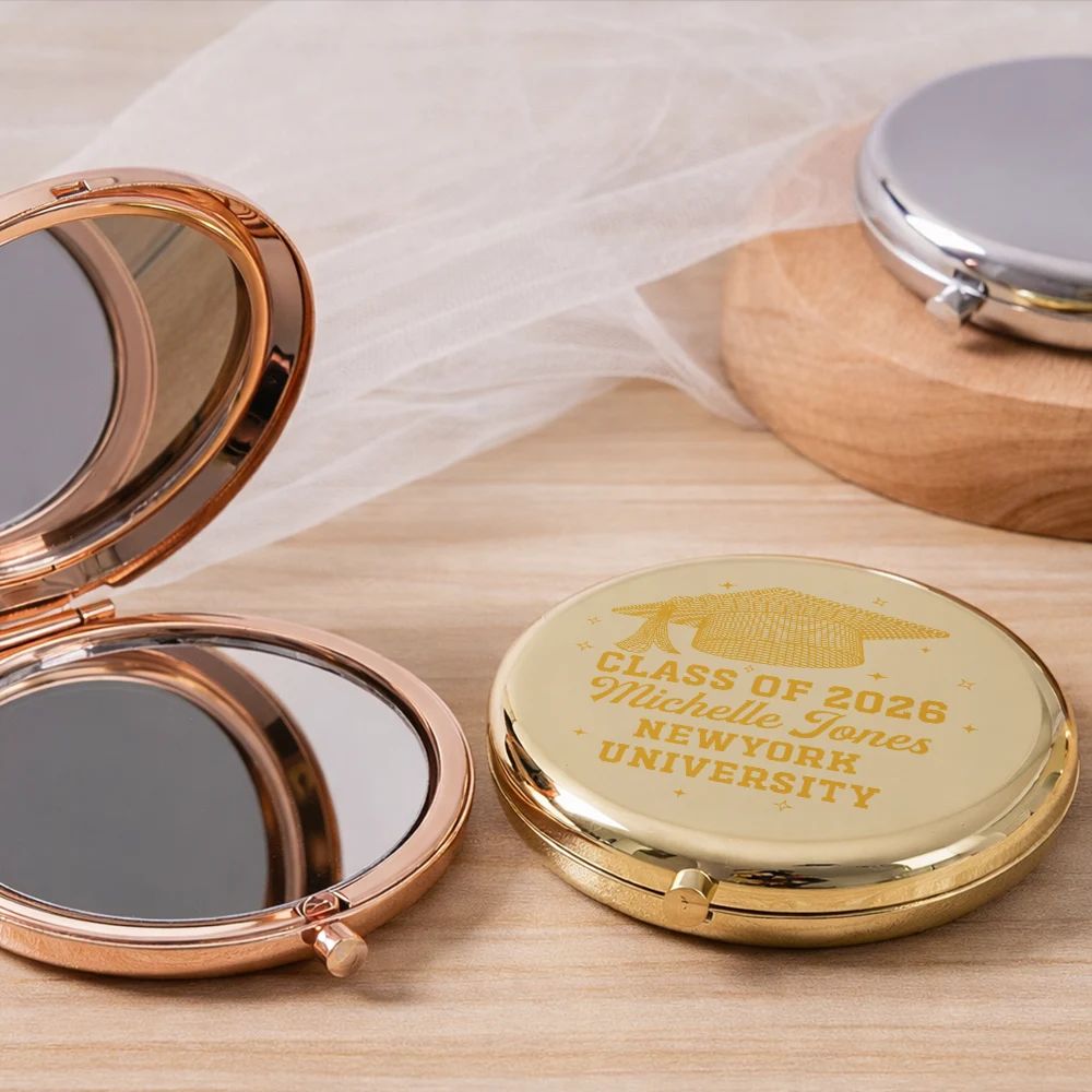 Class Of Graduation Senior - Personalized Compact Mirror