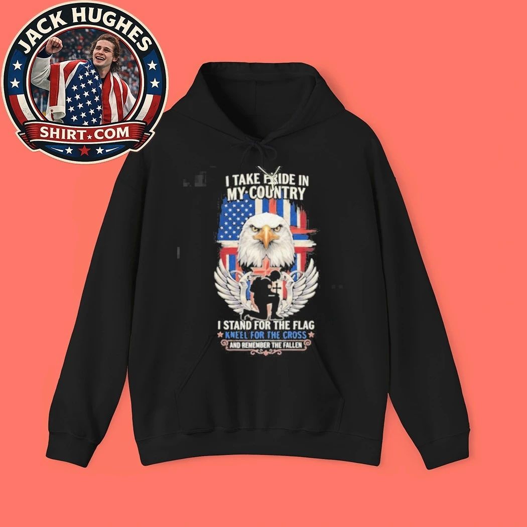 Pride In My Country Stand For Flag Kneel For Cross Shirt
