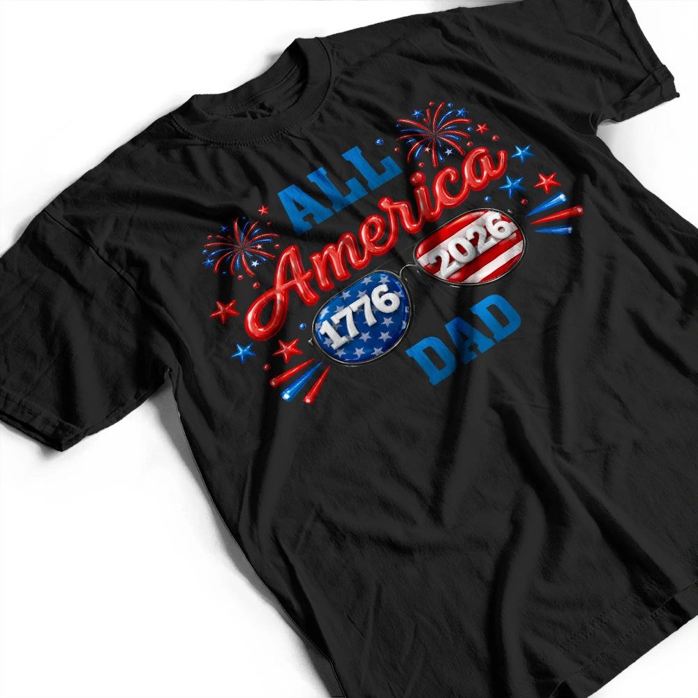America 250 All American Family - Personalized T Shirt