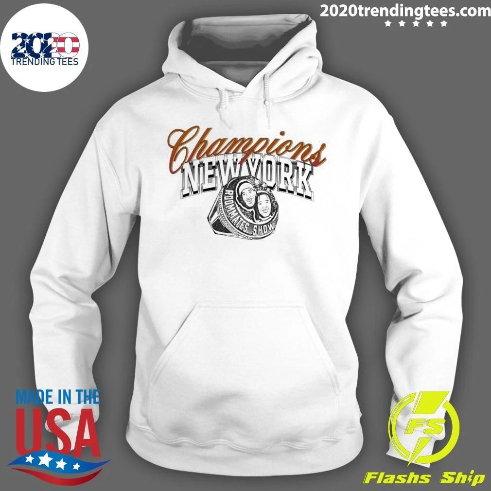 Jalen Brunson And Josh Hart Diamond Ring Roommates Show Knicks Champions Shirt