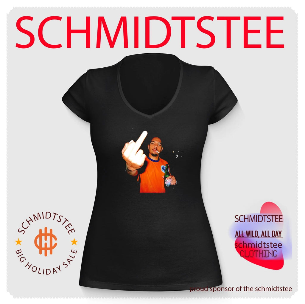 Quincy Promes Netherlands National Football Team middle finger shirt