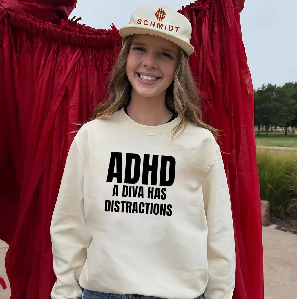 ADHD – A Diva Has Distractions neurodivergent shirt