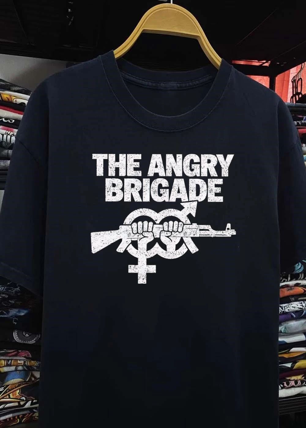 The Angry Brigade Fists Holding Rifle shirt