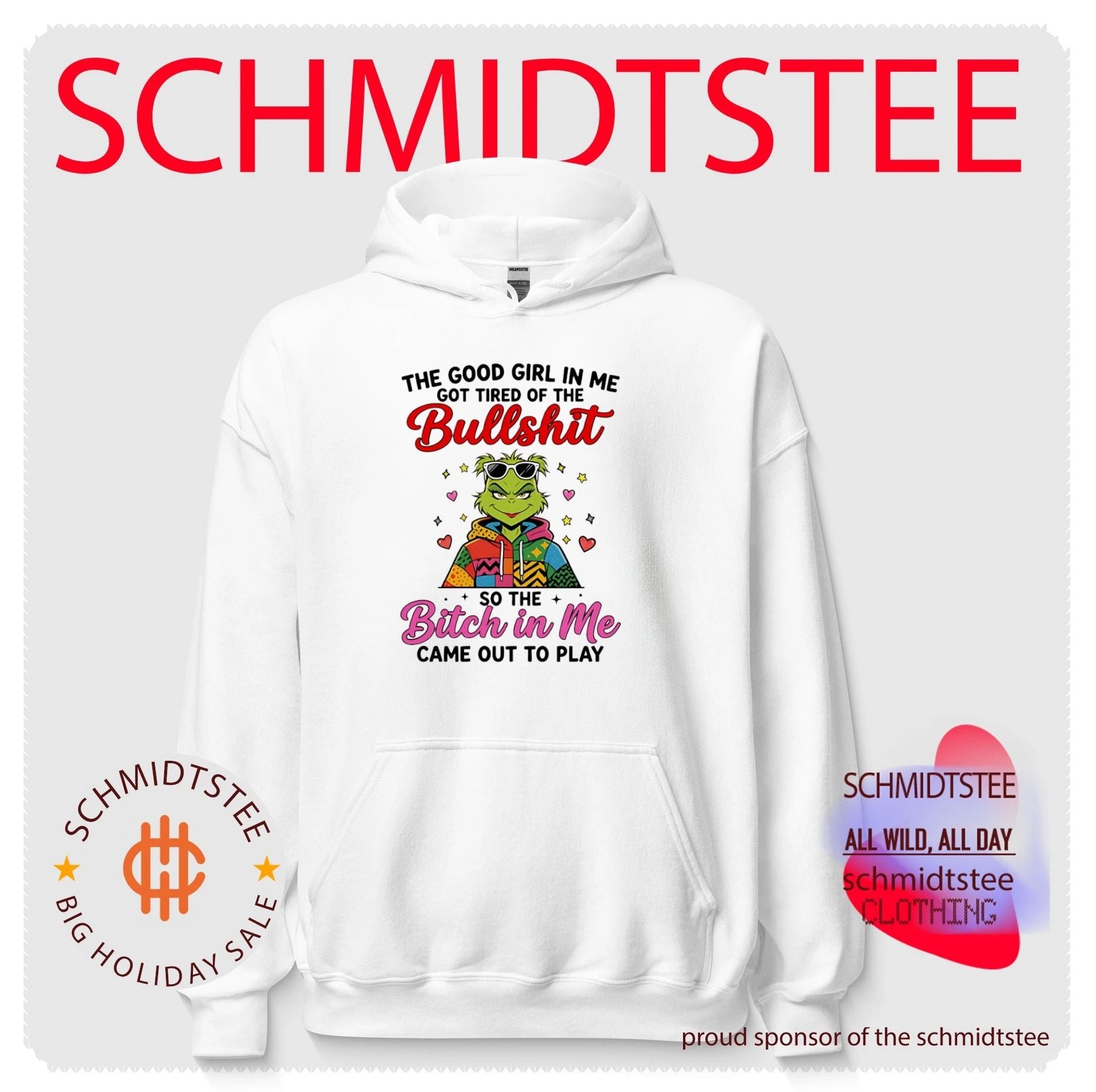 The Good Girl in Me Got Tired of the Bullshit Grinch shirt