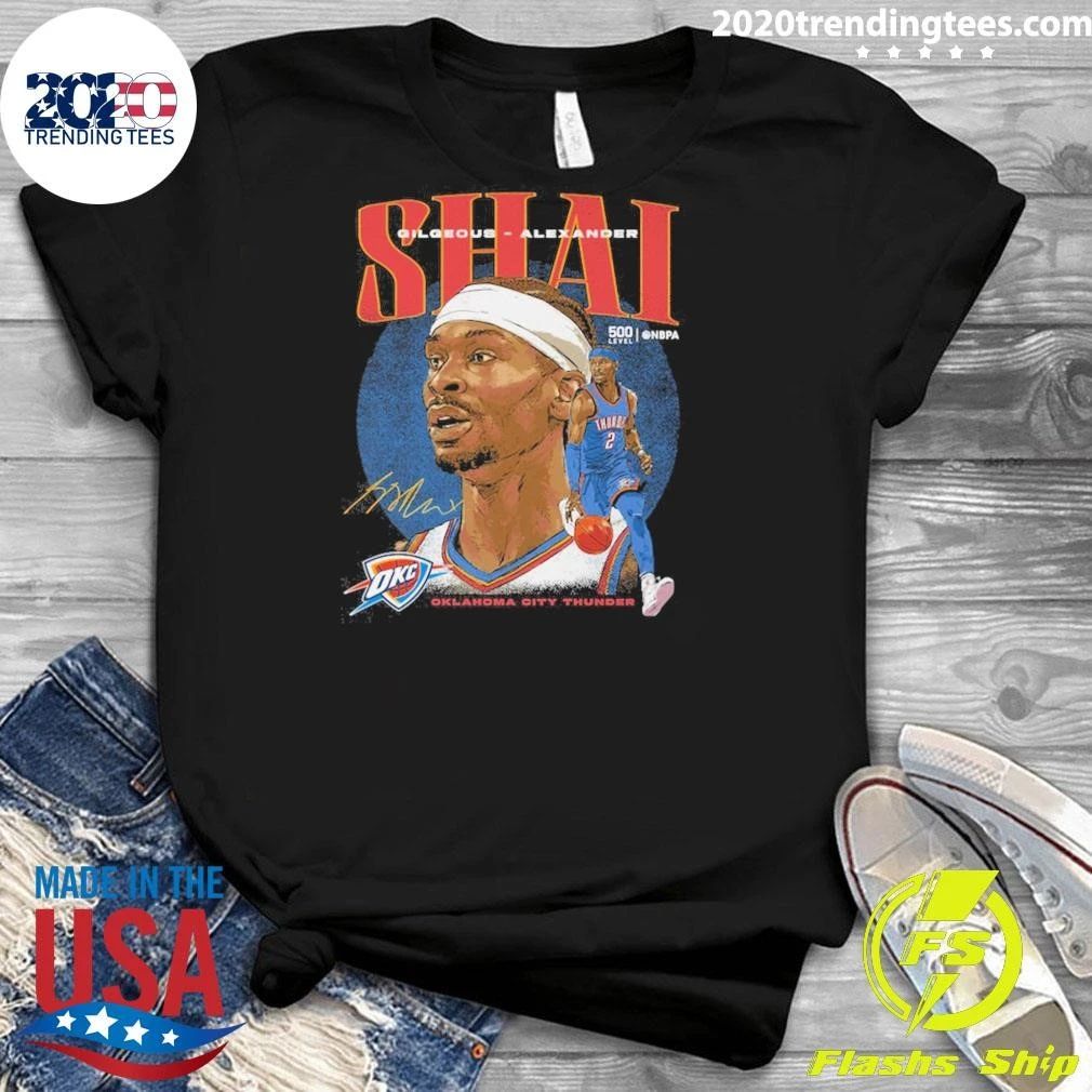 Shai Gilgeous-Alexander Oklahoma City Thunder 500 Level Dual Player Shirt