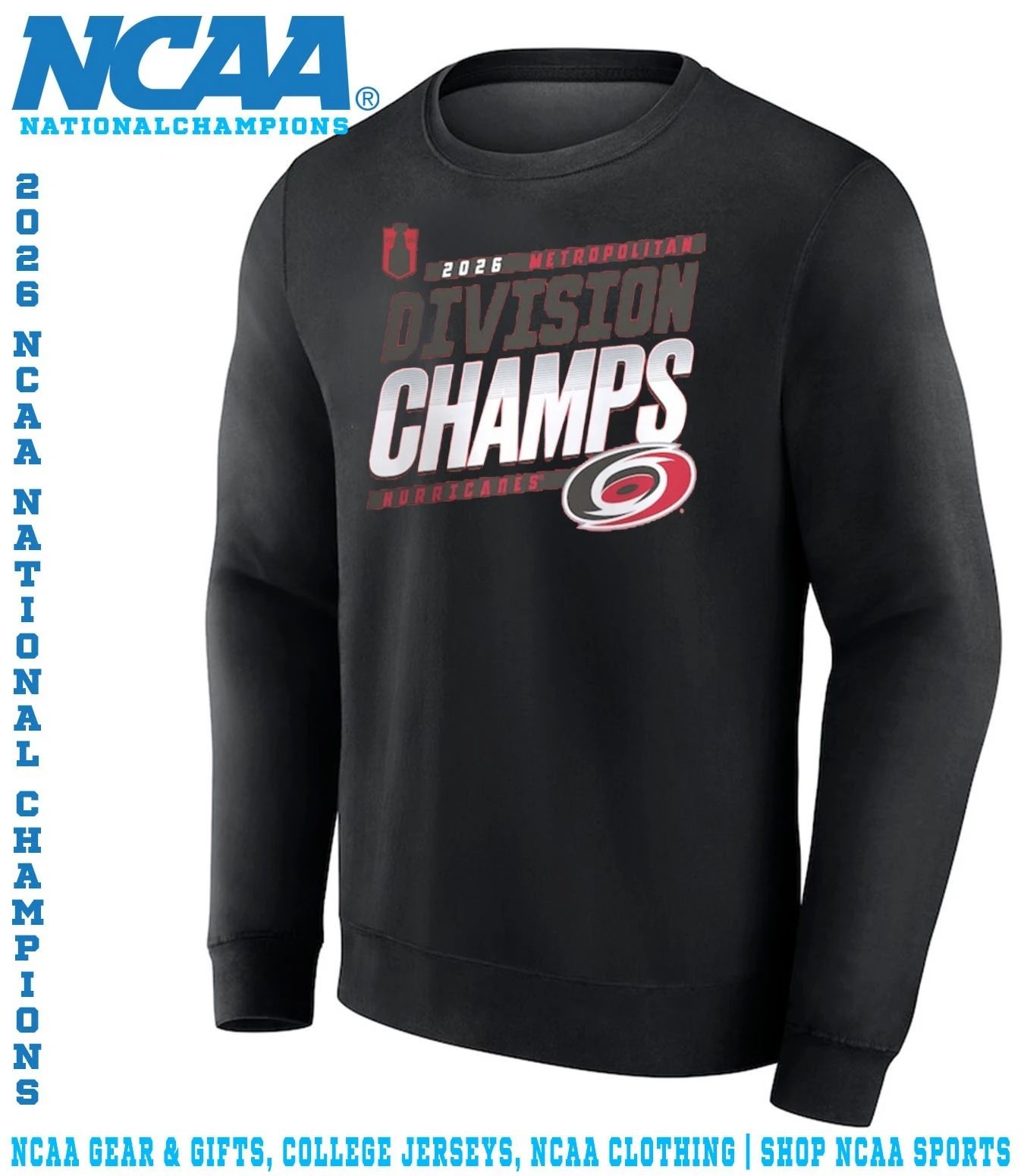 Carolina Hurricanes 2026 Metropolitan Division Champions shirt