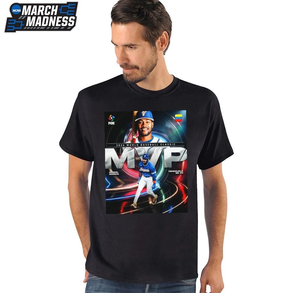 Maikel Garcia 2026 World Baseball Classic MVP T-Shirt