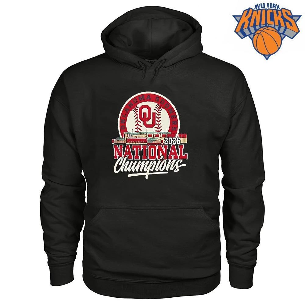 Oklahoma Sooners 2026 Ncaa Baseball World Series Champions Stadium Shirt