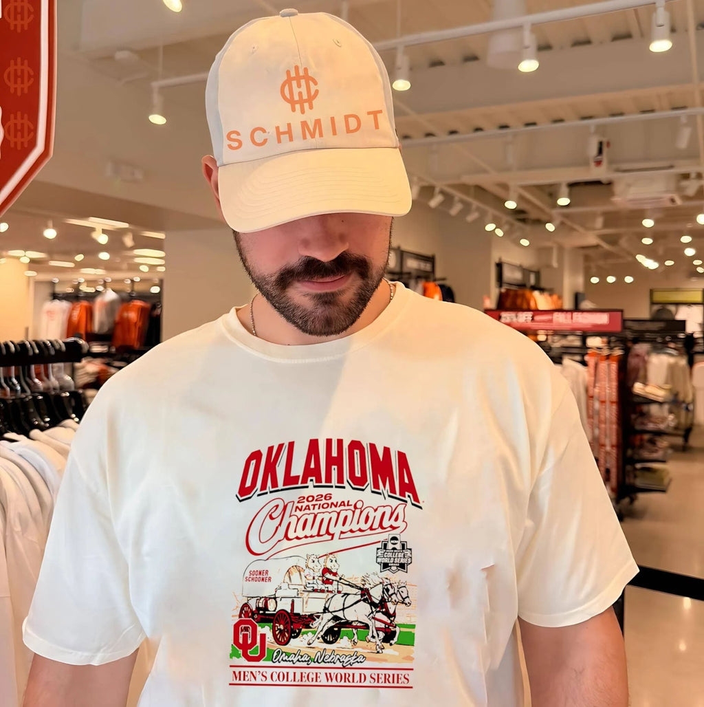 Oklahoma Sooners 2026 College World Series Champions Wagon mascot shirt