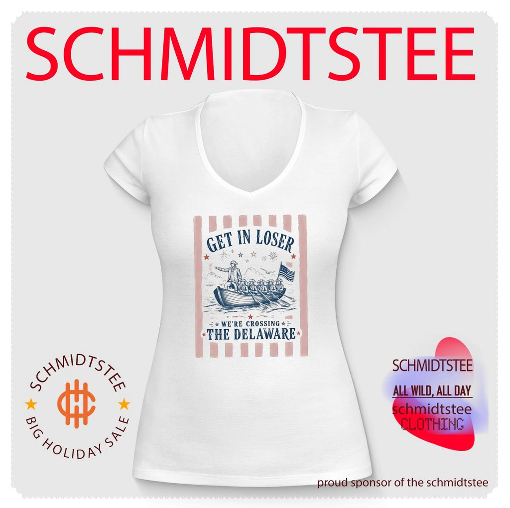 Get in loser we’re crossing the Delaware vintage shirt