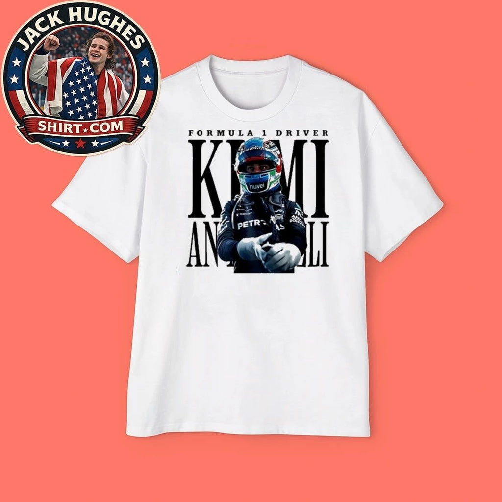 Kimi Antonelli F1 Mercedes Amg Petronas Retro Shirt