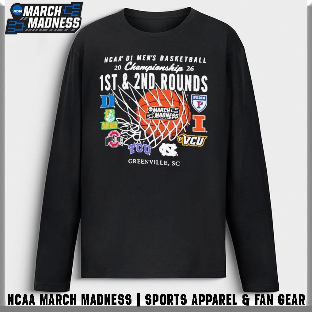 Greenville 2026 NCAA Men’s Basketball March Madness 1st 2nd Round Bound T-Shirt