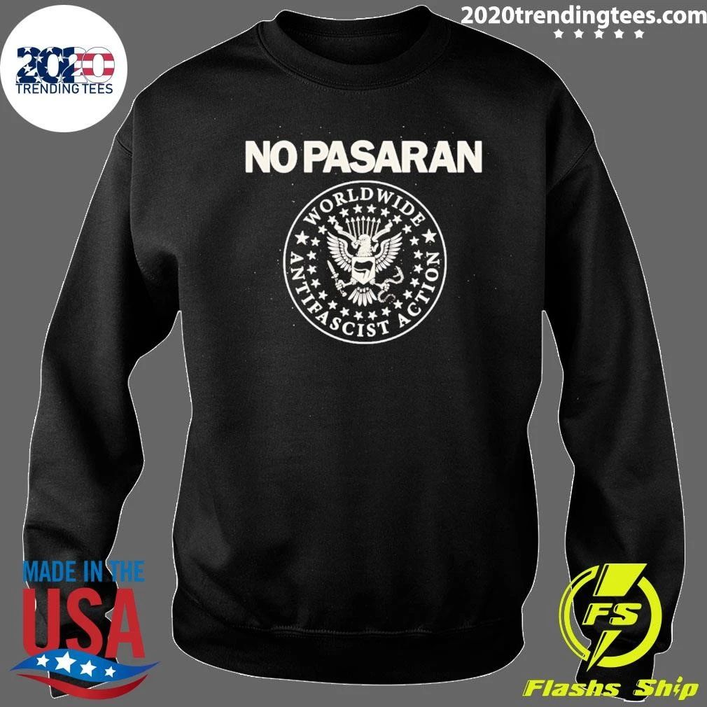 No Pasaran Worldwide Antifascist Action Shirt