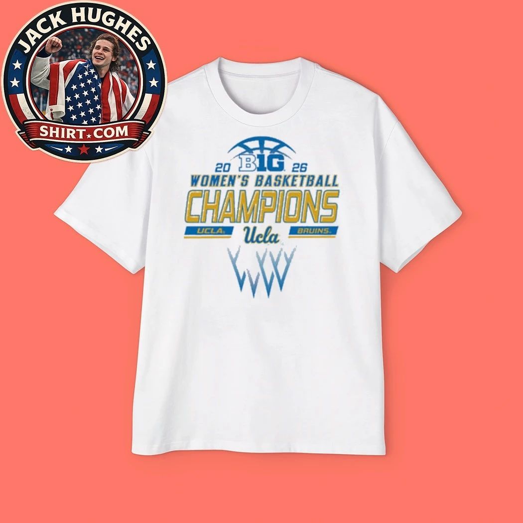 Original UCLA Bruins White 2026 Big Ten Women’s Basketball Regular Season Champions Graphic T-Shirt