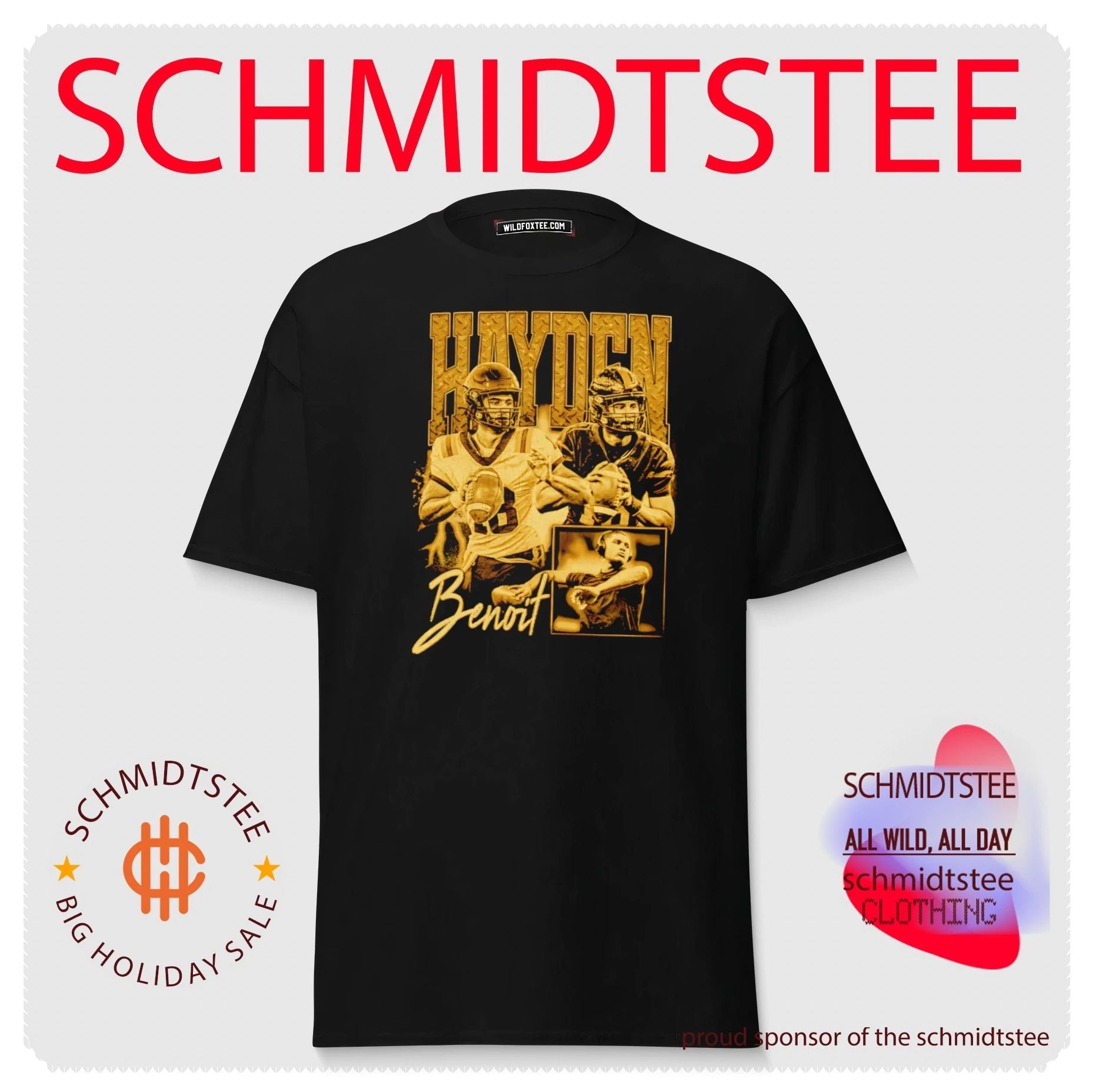 Hayden Benoit Football Player quarterback shirt