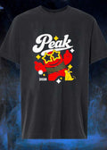 Peak 2026 Red Character with Star Glasses and Dog T-Shirt