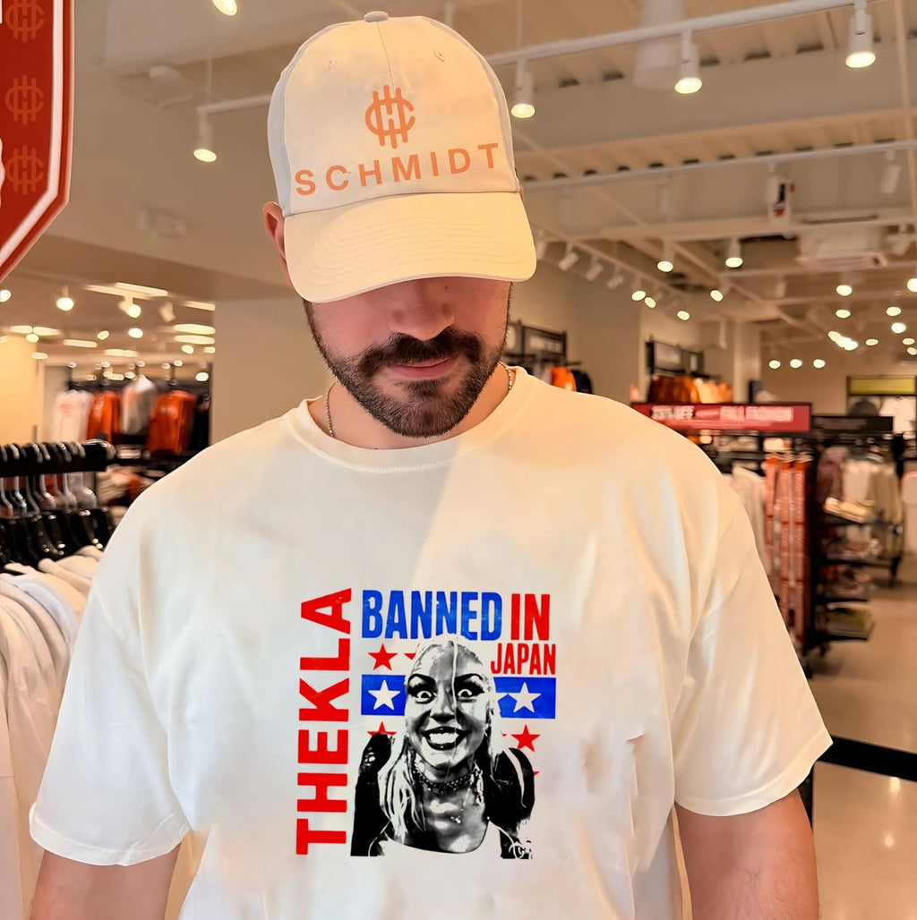 Thekla Banned in Japan Portrait Graphic shirt