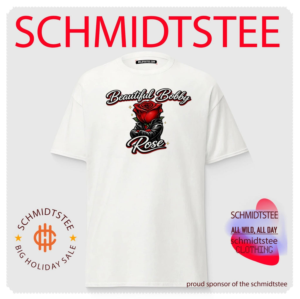 Beautiful Bobby Rose flower graphic shirt
