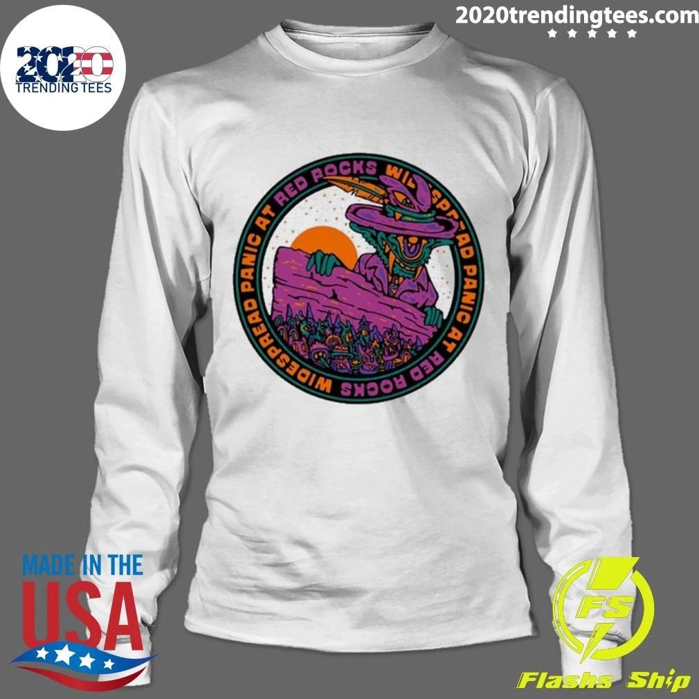 Widespread Panic Red Rocks Amphitheatre 2026 Event Tee Shirt