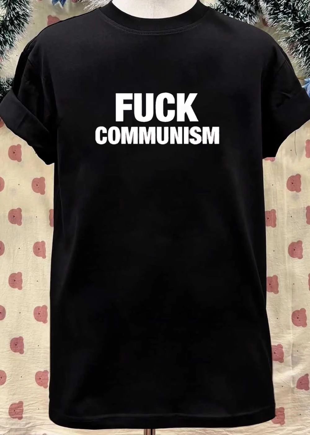 Anti-Communist Political Statement Fuck Communism T-Shirt