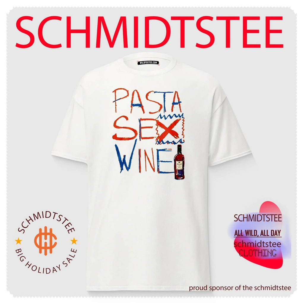 Pasta Sex Wine Aesthetic Trendy Slogan Shirt