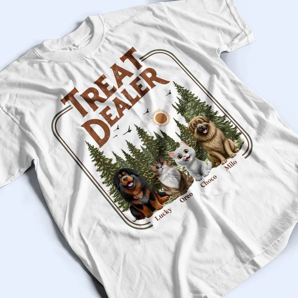 Retro Camping Treat Dealer - Personalized T Shirt