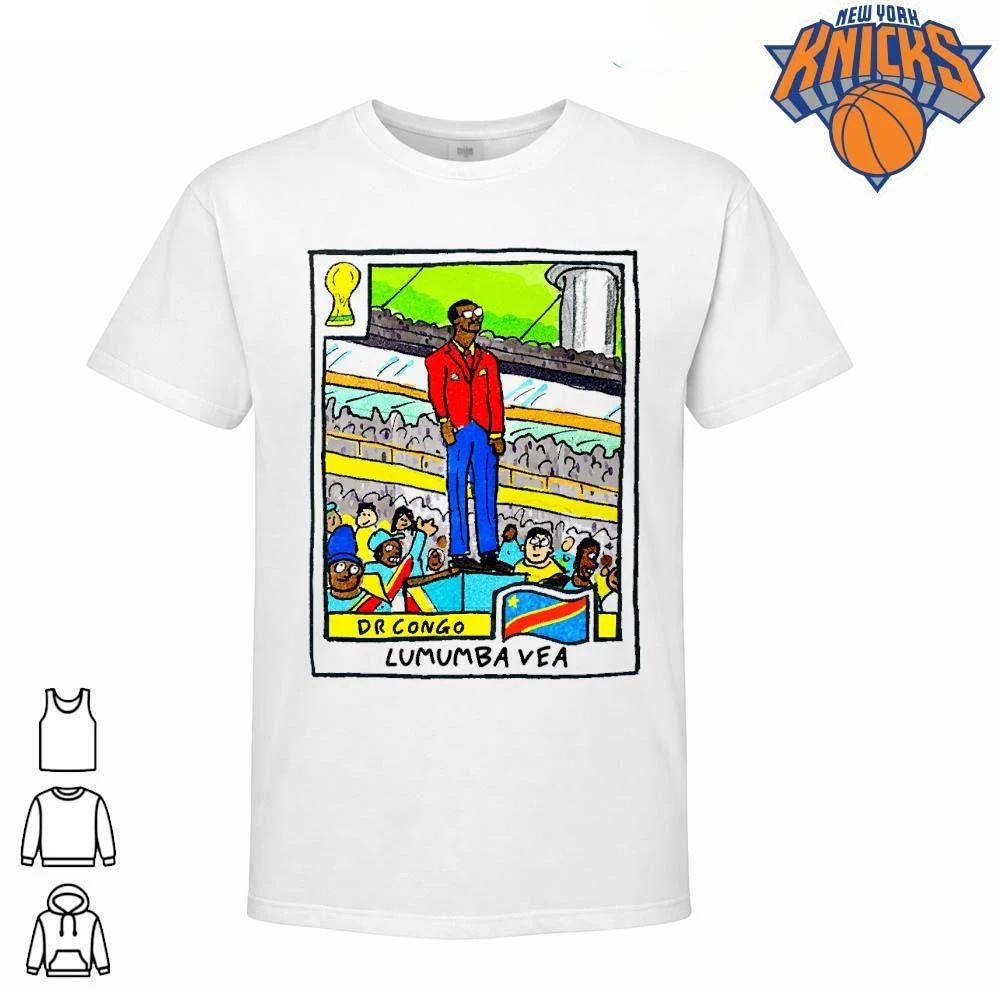 Dr Congo Lumumba Vea Hand Drawn Cartoon World Cup Stadium Shirt