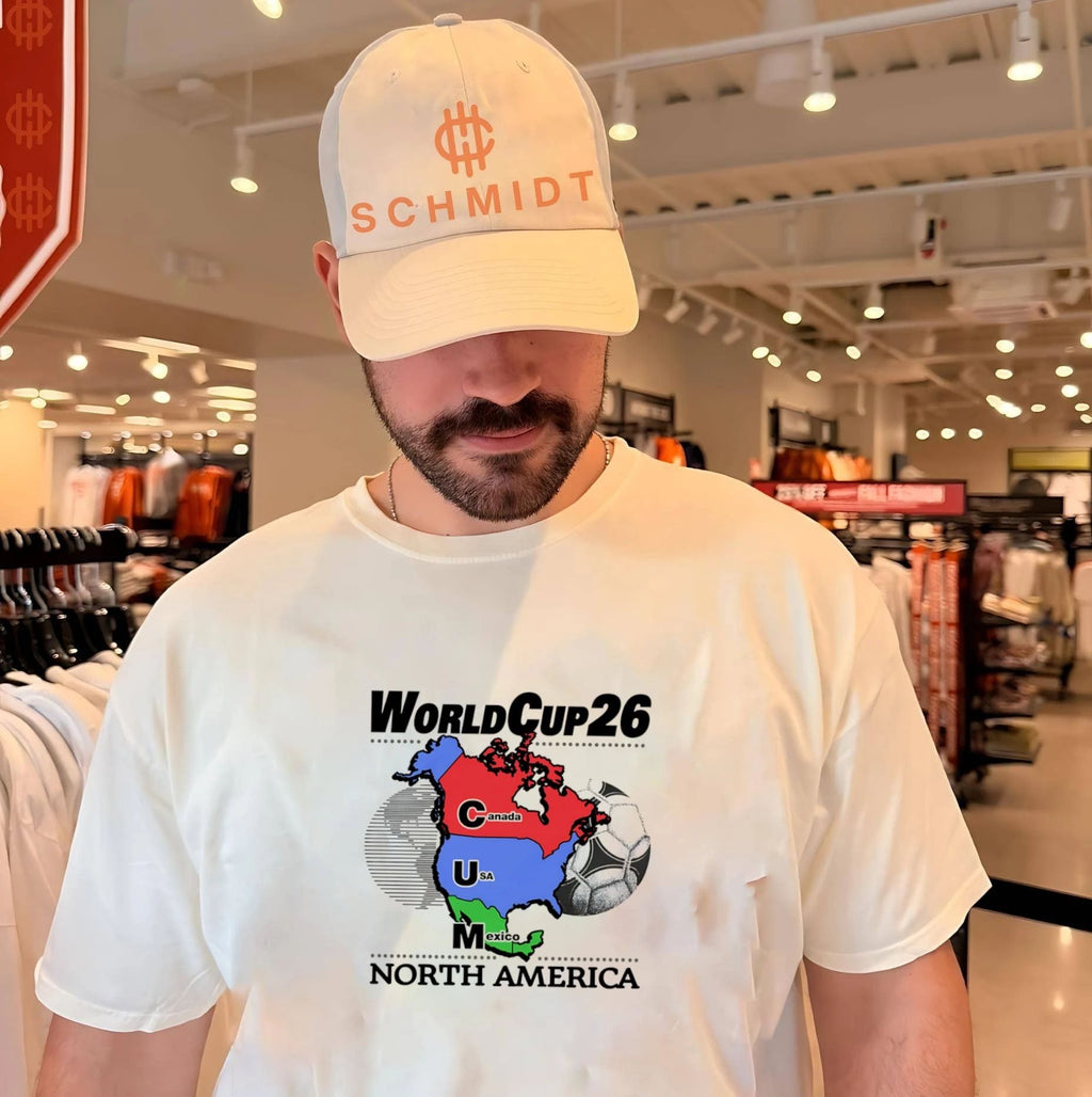World Cup 26 Cum Map North America Canada USA Mexico shirt