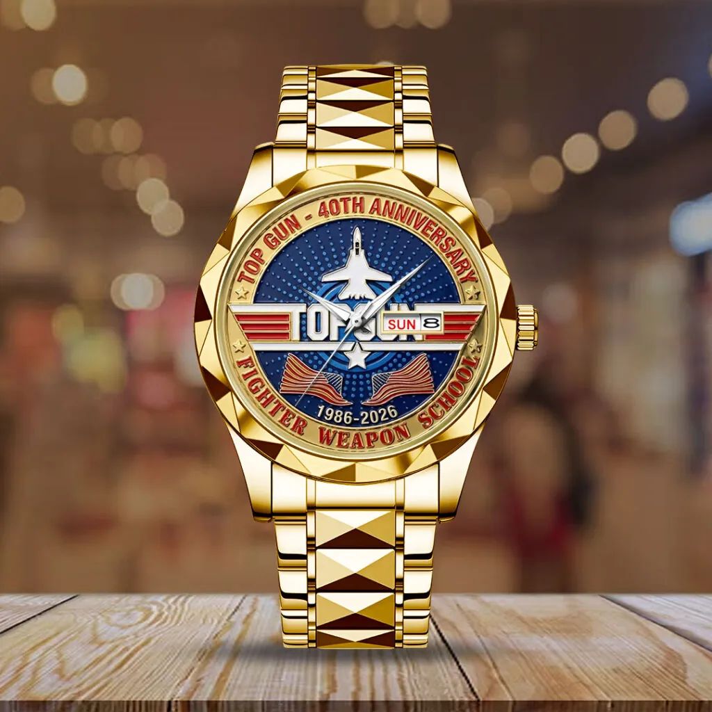 Gun 40th Anniversary Alloy Luxury Quartz Watch