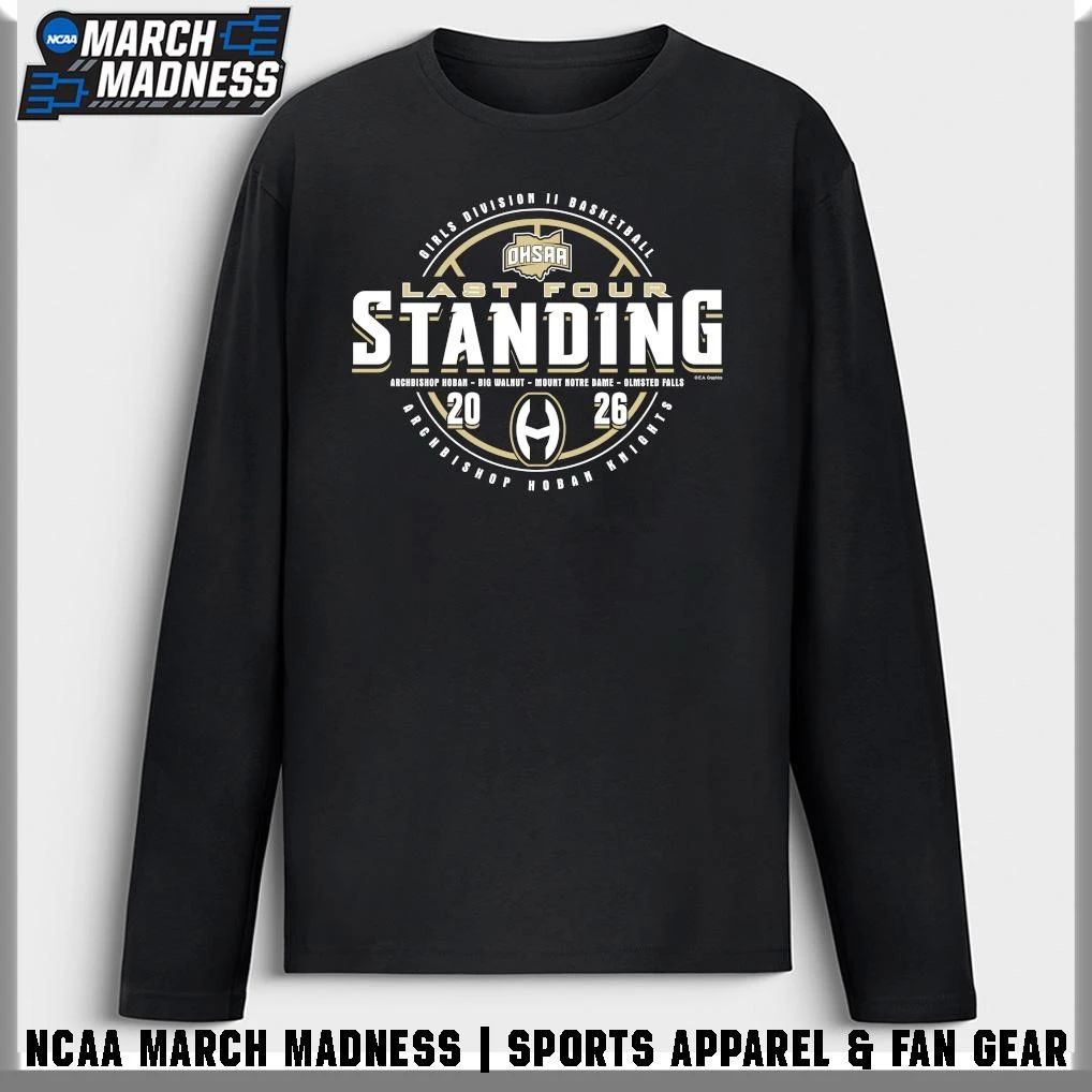Archbishop Hoban Knights 2026 OHSAA Girls Basketball Division 2 Last Four T-Shirt